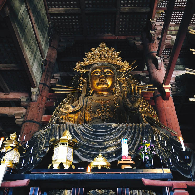 Another Buddha statue inside.
