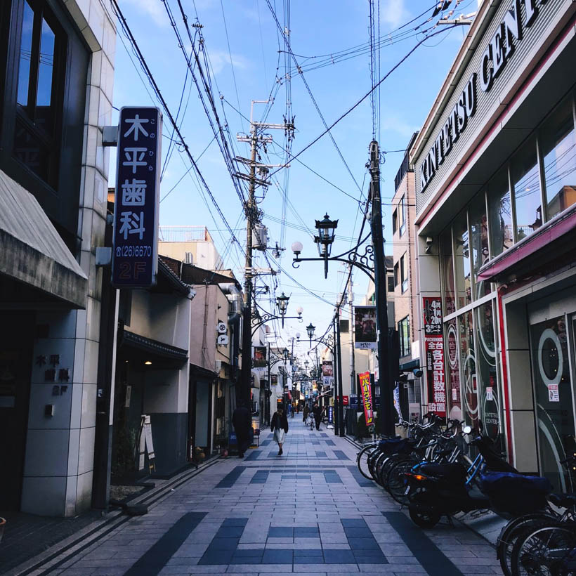 A street in the center of Nara.