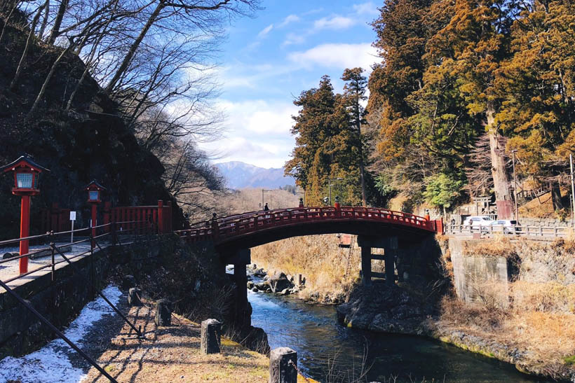 The Shinkyo Bridge in Nikko, Japan.