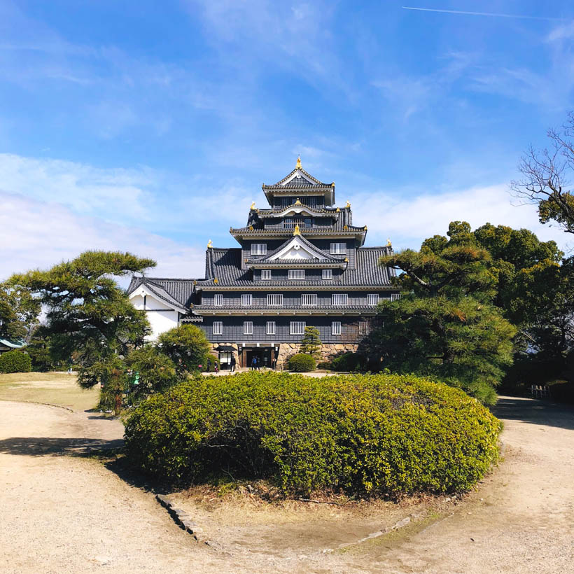 Another look at Okayama Castle.