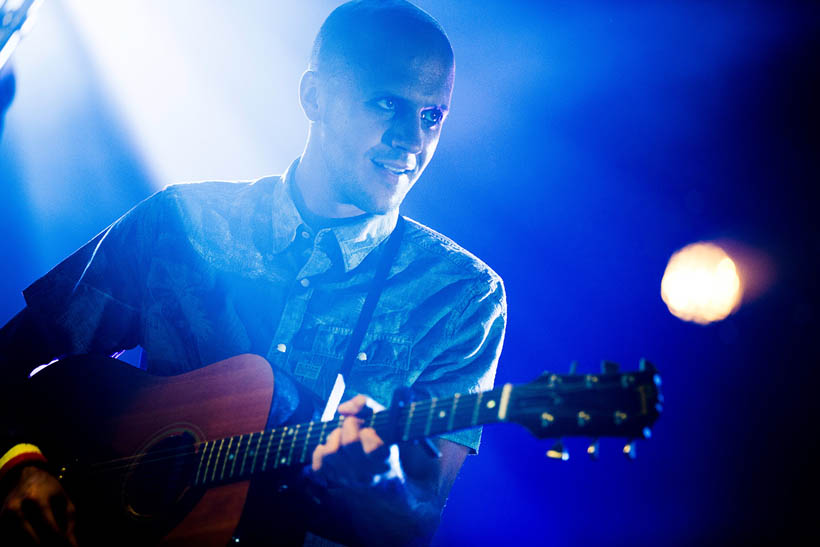 Milow live op Rock Werchter Festival in België op 3 juli 2014