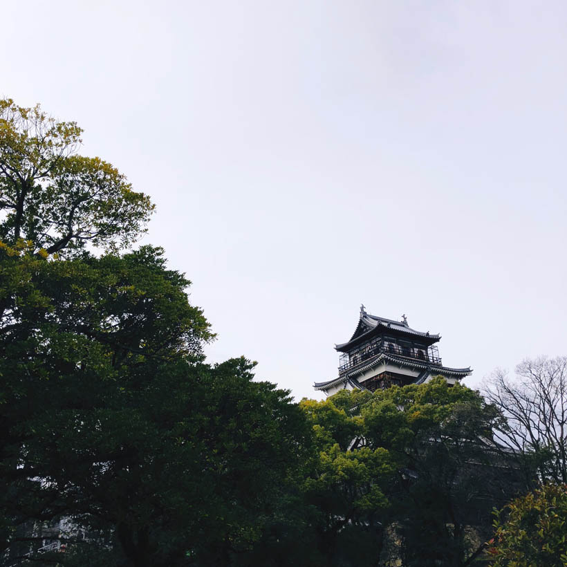 Hiroshima castle.