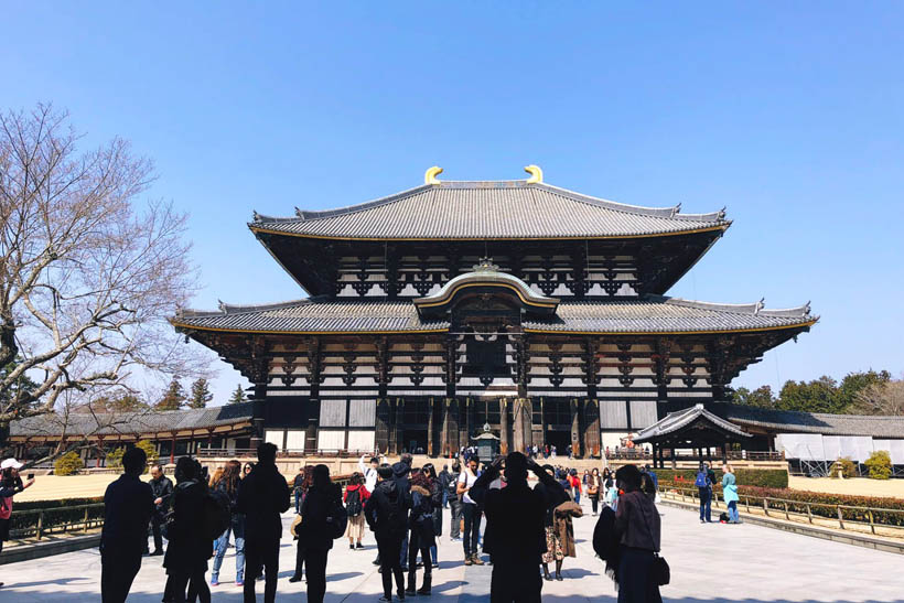 A bit closer to the Daibutsuden hall.