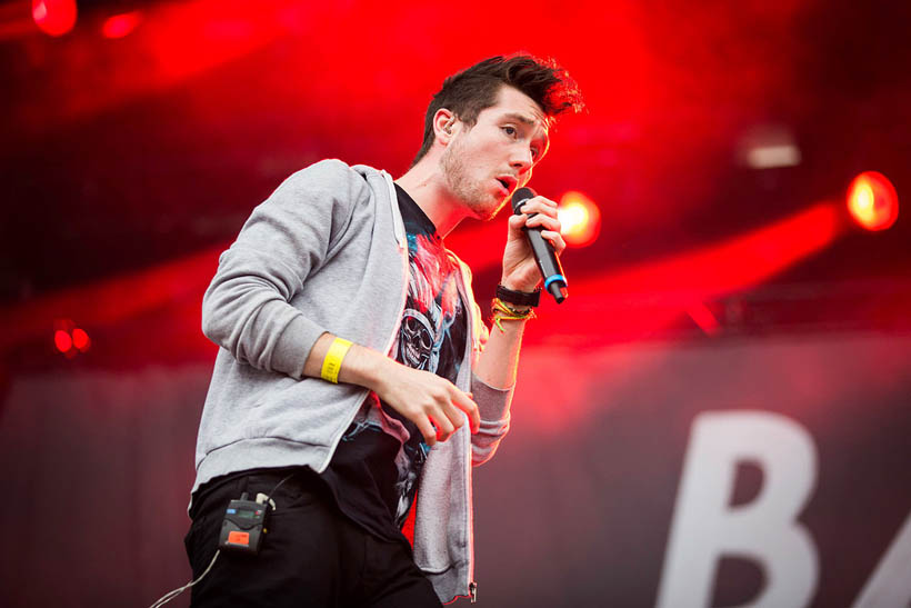 Bastille live at Rock Werchter Festival in Belgium on 6 July 2014