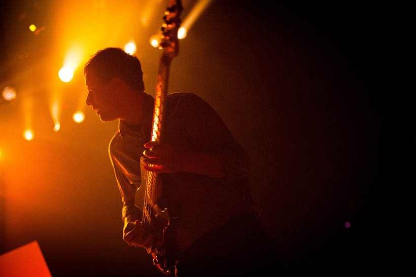 Battles live at the Domino Festival at the Ancienne Belgique, Belgium on 11 April 2011