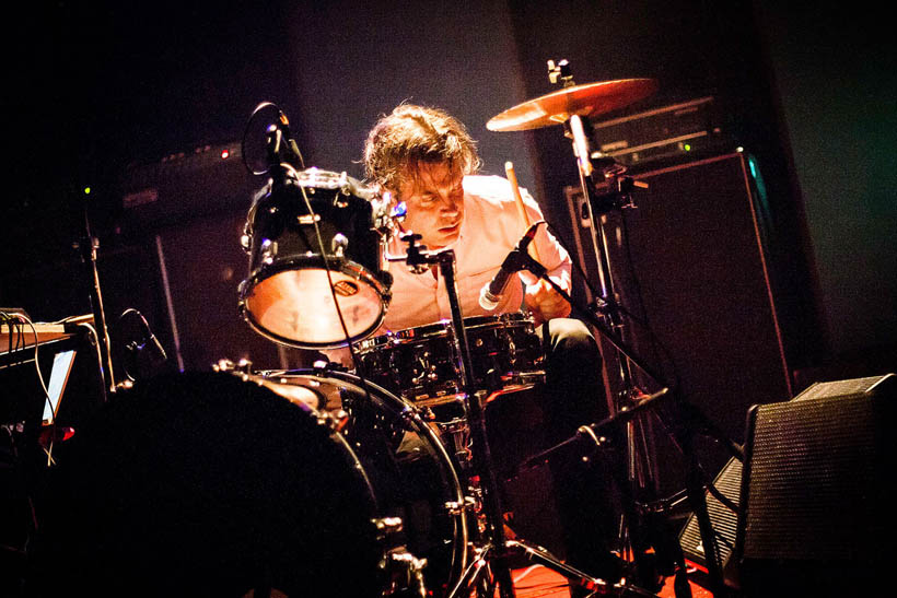 Battles live in de Domino Festival in de Ancienne Belgique, België op 11 april 2011