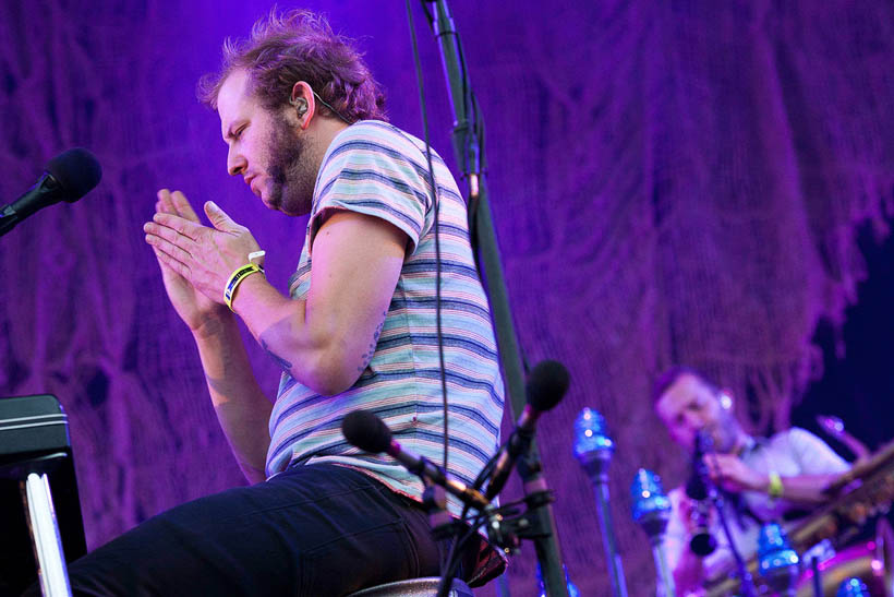 Bon Iver live at Dour Festival in Belgium on 14 July 2012