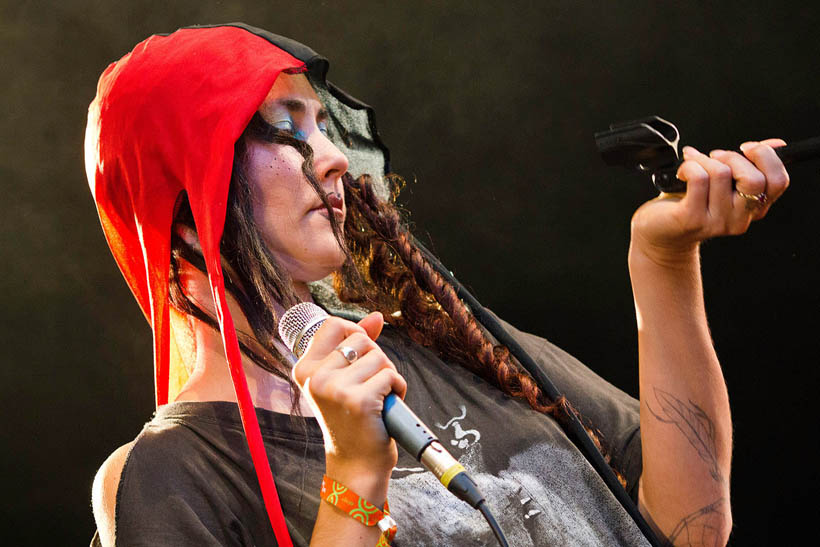 Cocorosie live at M-IDZomer at Museum M in Leuven, Belgium on 2 August 2012