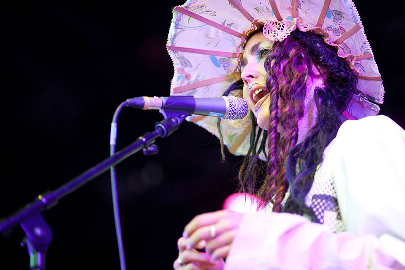 Cocorosie live at M-IDZomer at Museum M in Leuven, Belgium on 2 August 2012