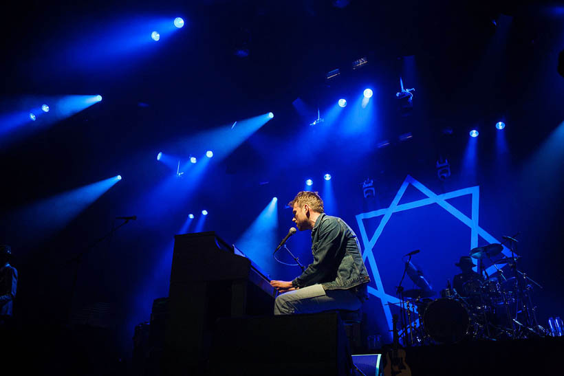 Damon Albarn live at Rock Werchter Festival in Belgium on 3 July 2014