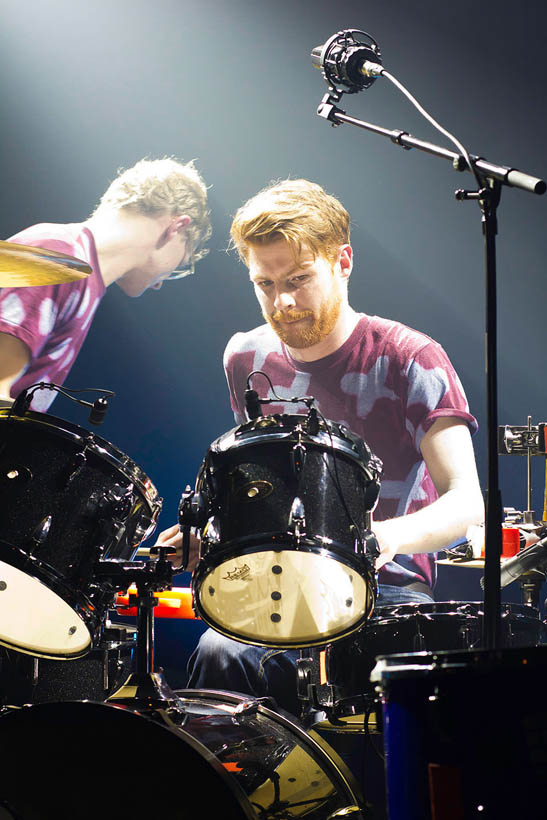 Django Django live at Les Nuits Botanique in Brussels, Belgium on 13 May 2012