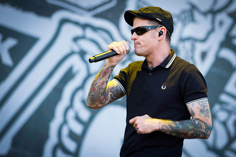 Dropkick Murphys live at Rock Werchter Festival in Belgium on 3 July 2014