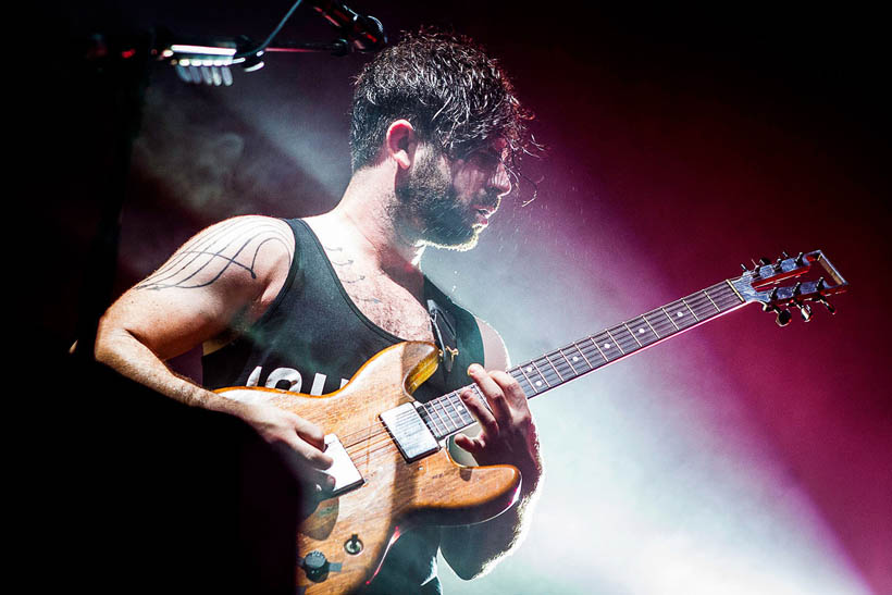 Foals live at Rock Werchter Festival in Belgium on 6 July 2014