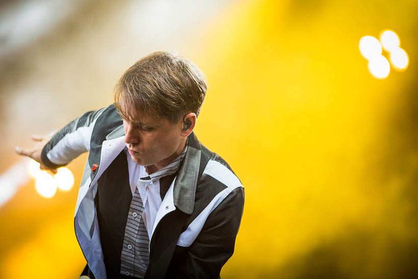 Franz Ferdinand live op Rock Werchter Festival in België op 6 juli 2014