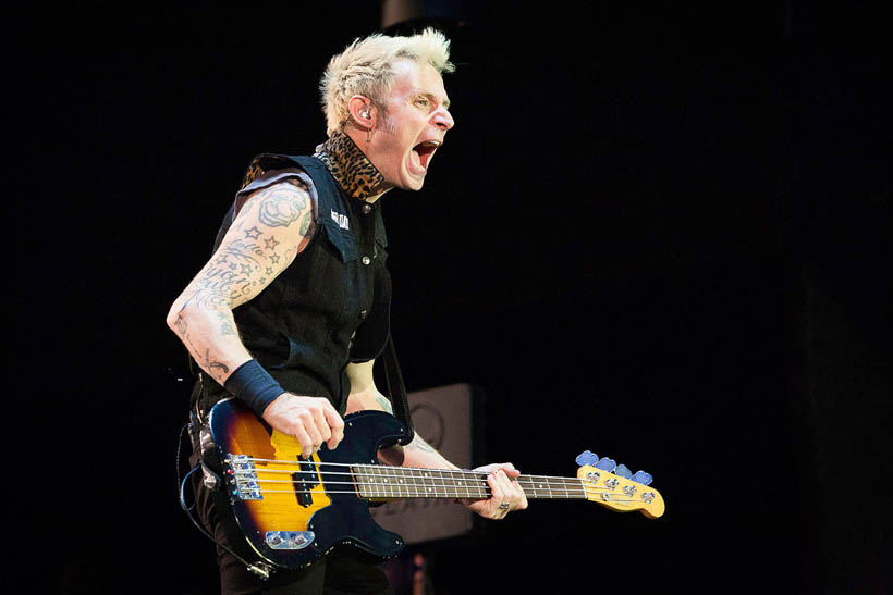 Green Day live at Rock Werchter Festival in Belgium on 4 July 2013