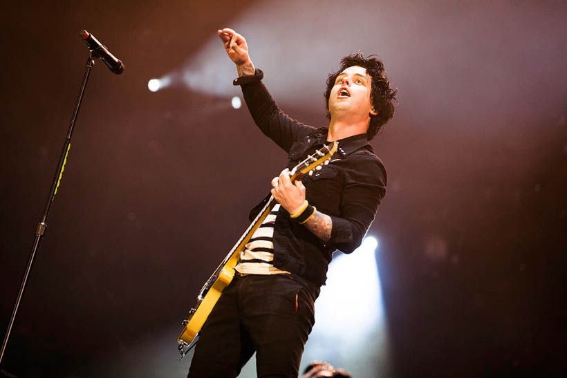 Green Day live at Rock Werchter Festival in Belgium on 4 July 2013