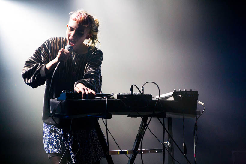 Grimes live op Les Nuits Botanique in Brussel, België op 17 mei 2012