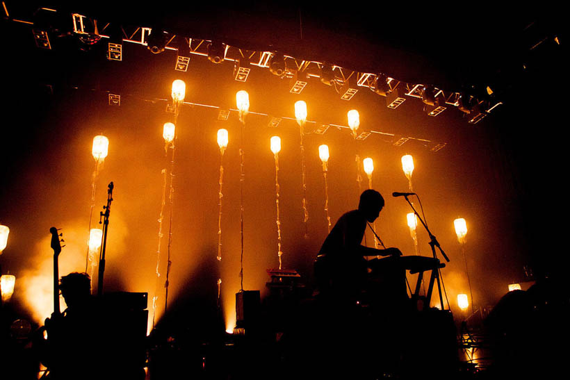 Grizzly Bear live in de Ancienne Belgique in Brussel, België op 4 november 2012