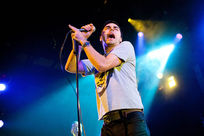 Hard-Fi live in de Orangerie in de Botanique in Brussel, België op 13 november 2011