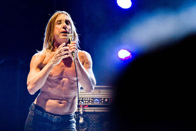 Iggy And The Stooges live at Brussels Summer Festival in Belgium on 12 August 2012