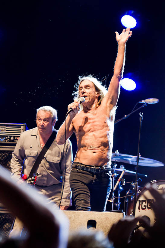 Iggy And The Stooges live at Brussels Summer Festival in Belgium on 12 August 2012