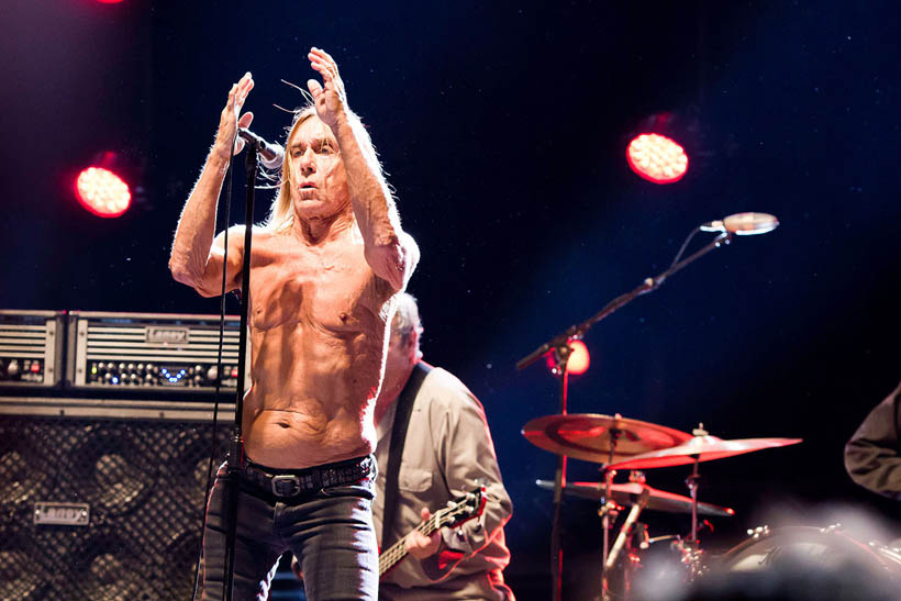 Iggy And The Stooges live at Brussels Summer Festival in Belgium on 12 August 2012