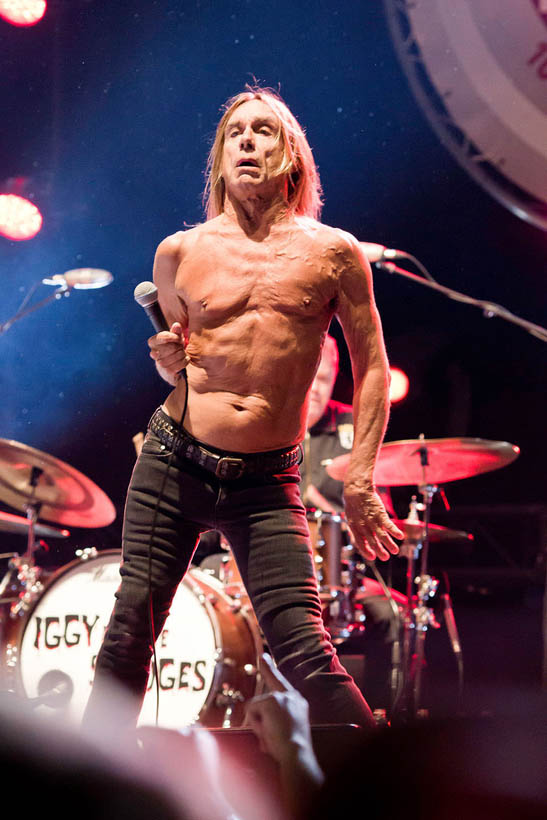 Iggy And The Stooges live at Brussels Summer Festival in Belgium on 12 August 2012