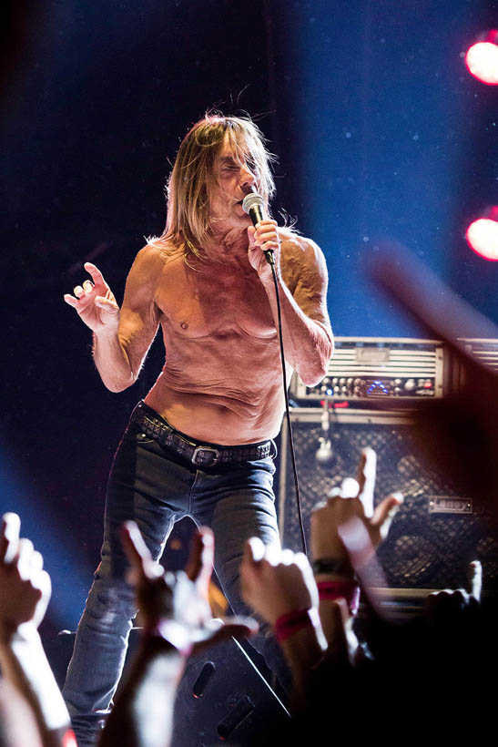 Iggy And The Stooges live at Brussels Summer Festival in Belgium on 12 August 2012