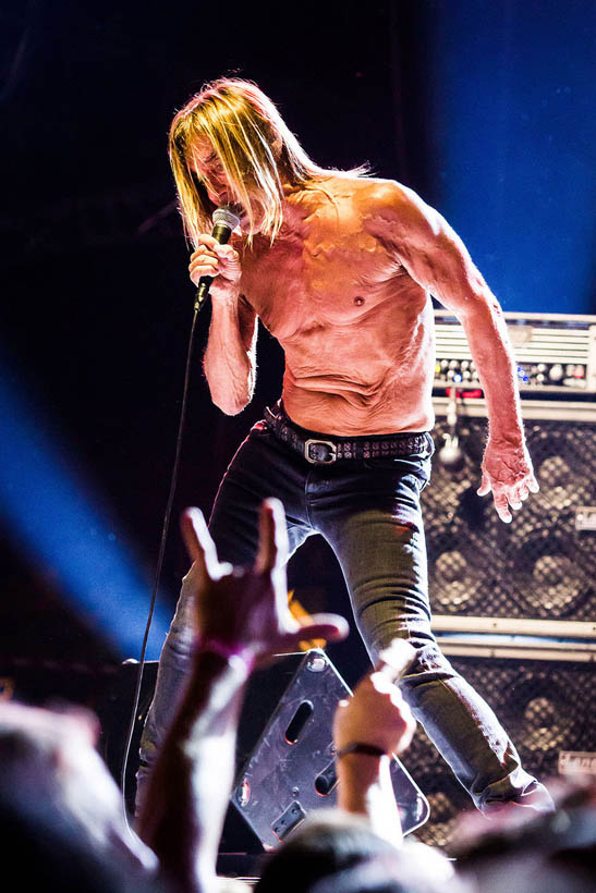 Iggy And The Stooges live at Brussels Summer Festival in Belgium on 12 August 2012