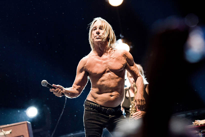 Iggy And The Stooges live at Brussels Summer Festival in Belgium on 12 August 2012