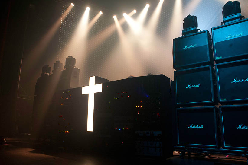 Justice live at the Ancienne Belgique in Brussels, Belgium on 5 March 2012