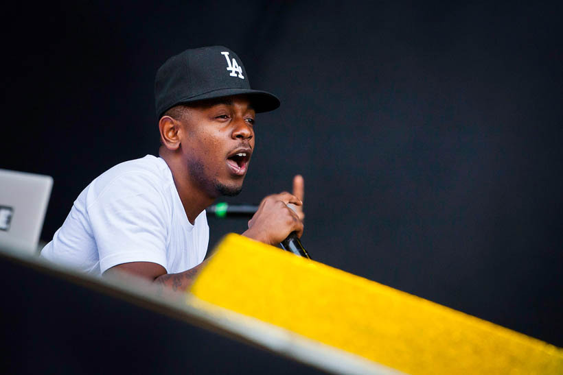 Kendrick Lamar live at Rock Werchter Festival in Belgium on 6 July 2013