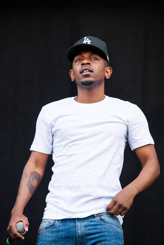 Kendrick Lamar live at Rock Werchter Festival in Belgium on 6 July 2013