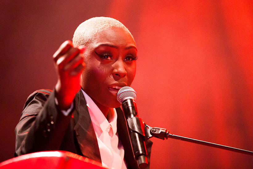 Laura Mvula live at Rock Werchter Festival in Belgium on 4 July 2013