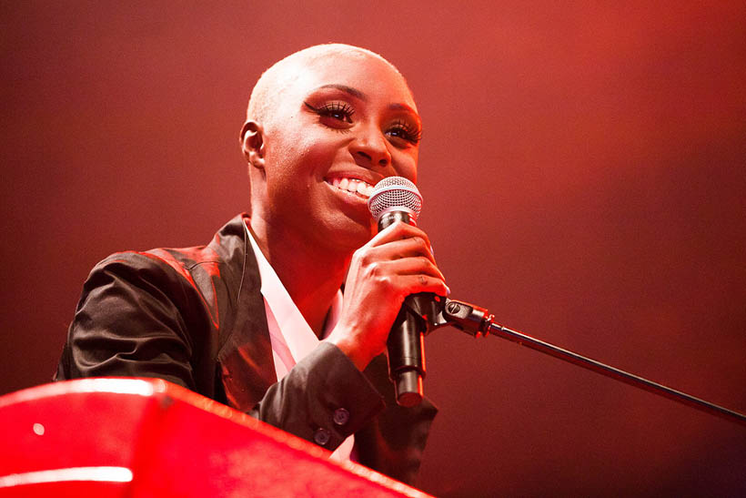 Laura Mvula live at Rock Werchter Festival in Belgium on 4 July 2013