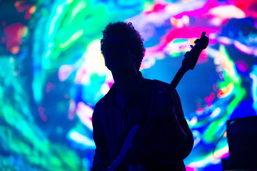 MGMT live op Rock Werchter Festival in België op 6 juli 2014