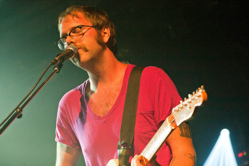 Megafaun live in de Rotonde in de Botanique in Brussel, België op 1 september 2011