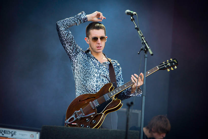 Miles Kane live at Rock Werchter Festival in Belgium on 3 July 2014