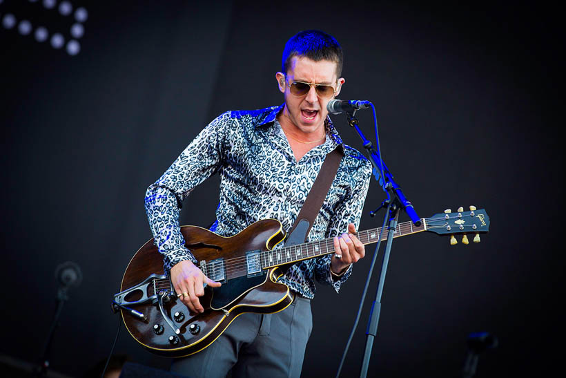 Miles Kane live op Rock Werchter Festival in België op 3 juli 2014