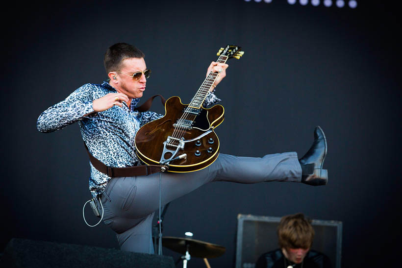 Miles Kane live at Rock Werchter Festival in Belgium on 3 July 2014