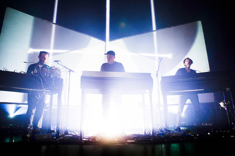 Moderat live at the Ancienne Belgique in Brussels, Belgium on 5 March 2014