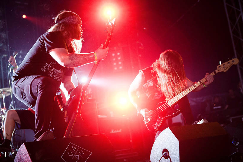 Municipal Waste live at Dour Festival in Belgium on 13 July 2012