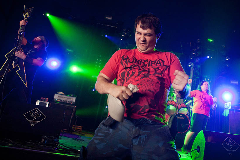 Municipal Waste live at Dour Festival in Belgium on 13 July 2012