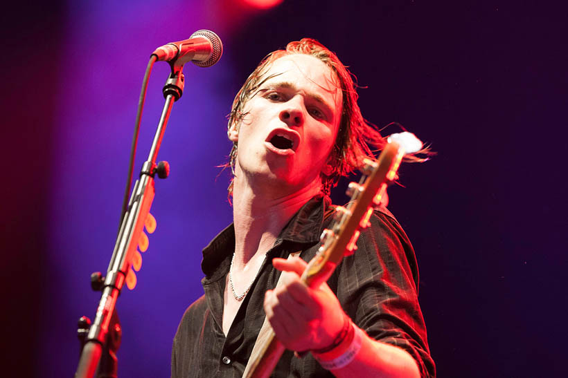 Palma Violets live at Rock Werchter Festival in Belgium on 4 July 2013