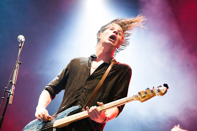 Palma Violets live at Rock Werchter Festival in Belgium on 4 July 2013