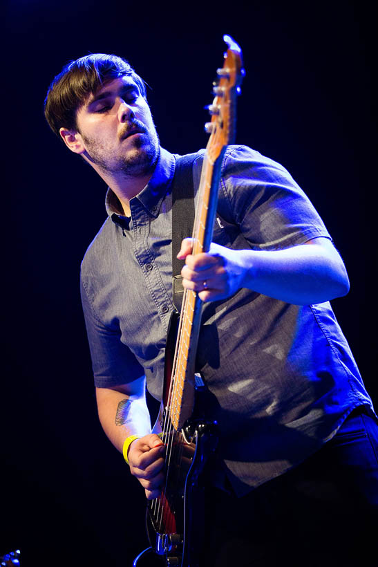 Parquet Courts live op Rock Werchter Festival in België op 6 juli 2014
