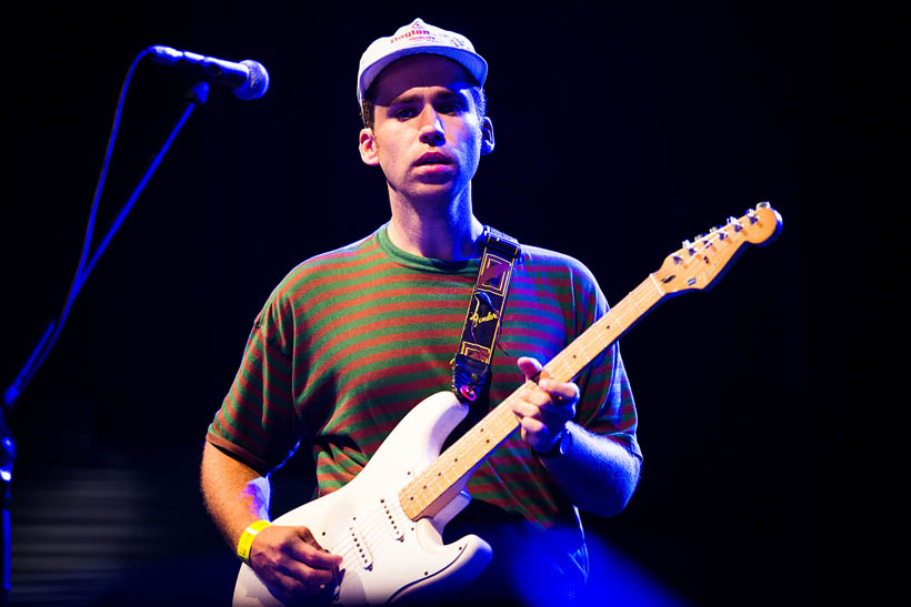 Parquet Courts live at Rock Werchter Festival in Belgium on 6 July 2014