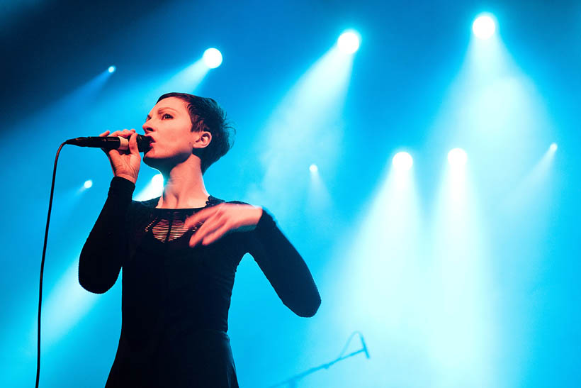 Polica live at the Ancienne Belgique in Brussels, Belgium on 19 March 2013