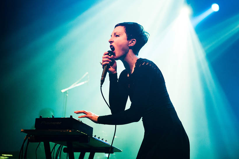 Polica live at the Ancienne Belgique in Brussels, Belgium on 19 March 2013