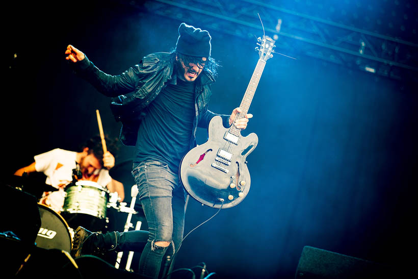 Reignwolf live at Rock Werchter Festival in Belgium on 6 July 2014